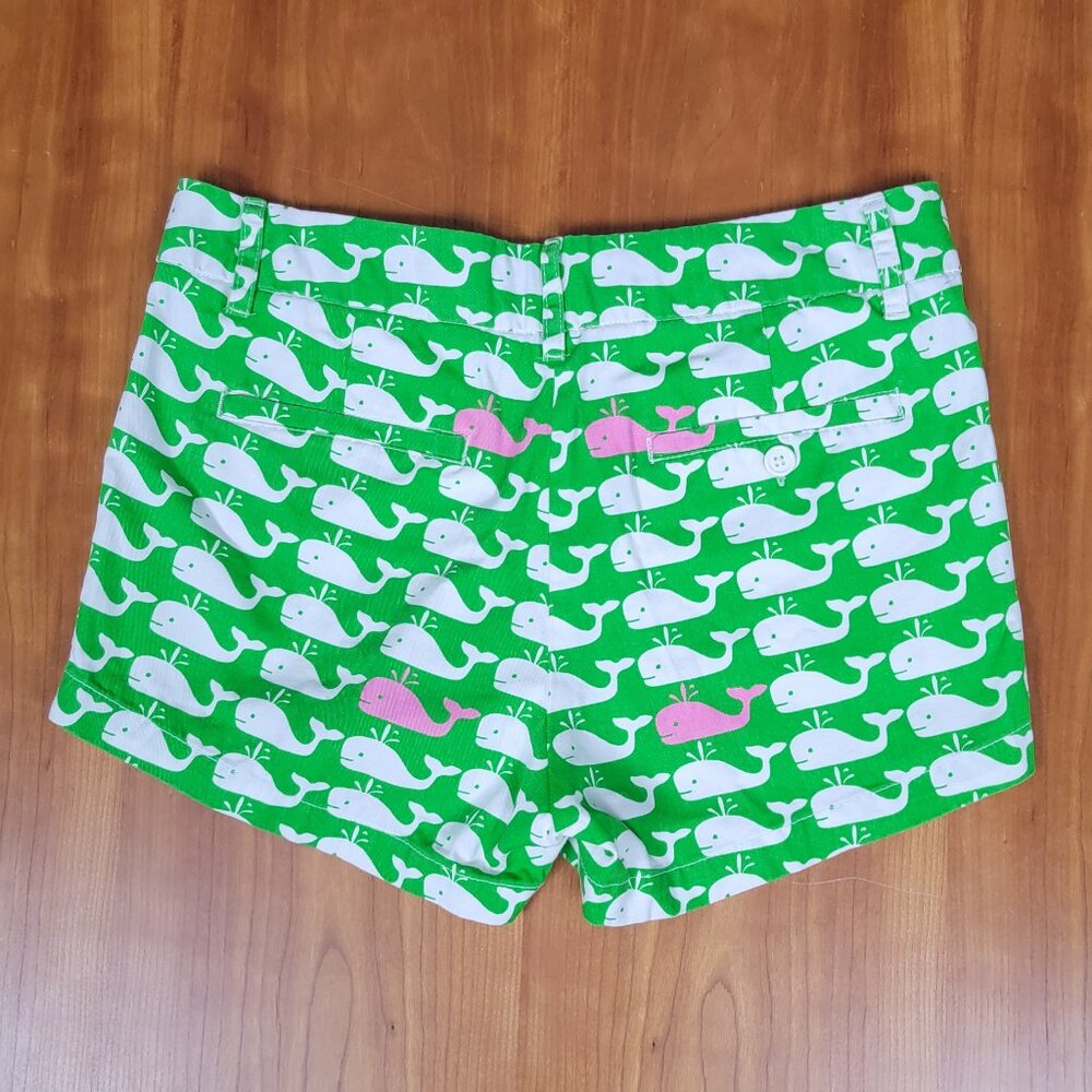 MacBeth Collection by Margaret Josephs "Oh Whale" Cotton Jean Shorts - S - Picture 6 of 12
